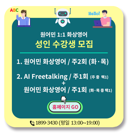 스탭업 성인 원어민 화상영어